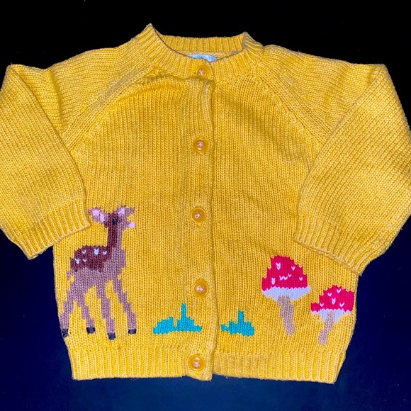 Mini Boden Cardigan Deer - Picture 1 of 3